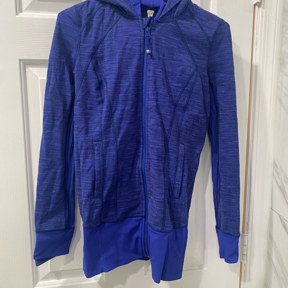 Lululemon Blue Zip-Up Hoodie